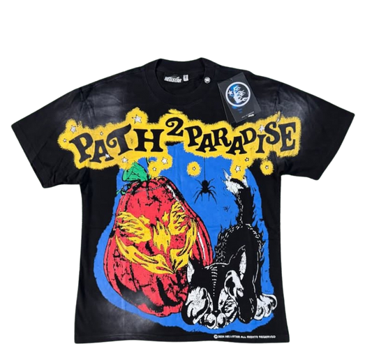 BLACK H3LLSTAR “PATH TO PARADISE” TEE