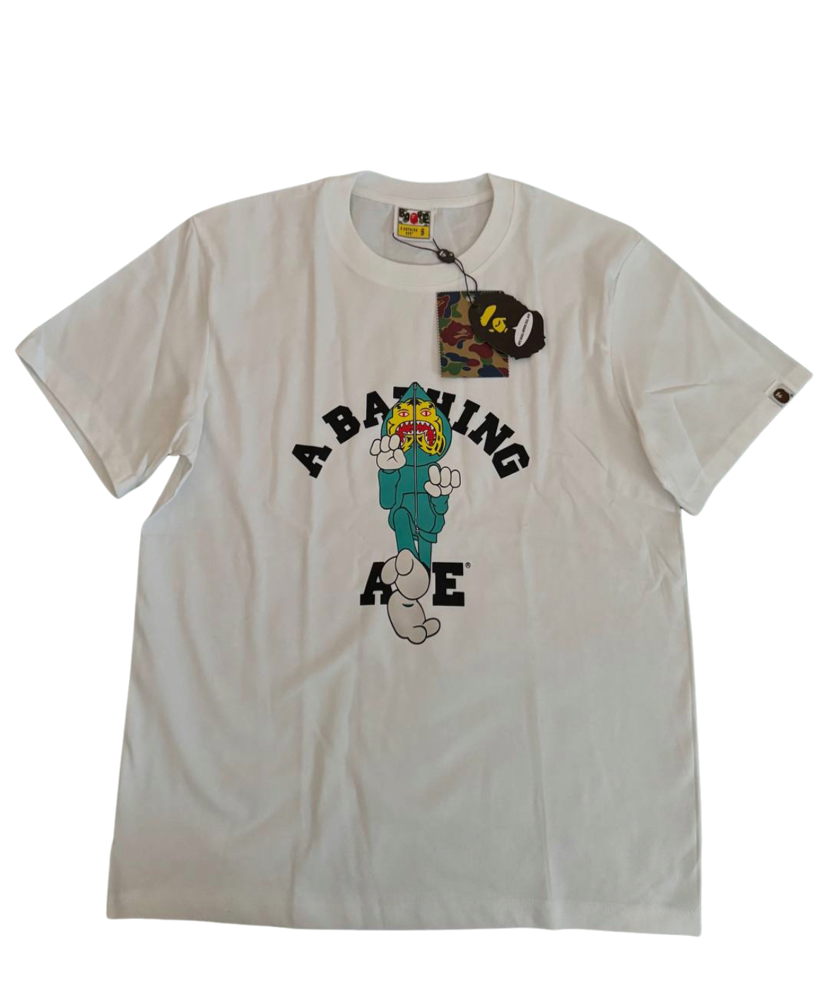 WHITE BAP3 “TIGER MILO COLLEGE” TEE