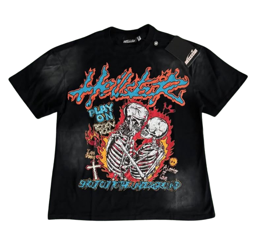 BLACK H3LLSTAR “ROCK & ROLL” TEE