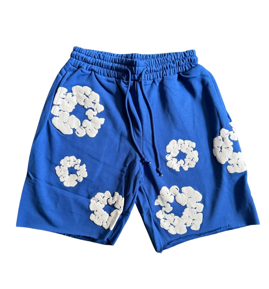 BLUE DENIM T3ARS SHORTS