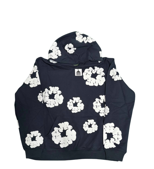 NAVY BLUE DENIM T3ARS HOODIE