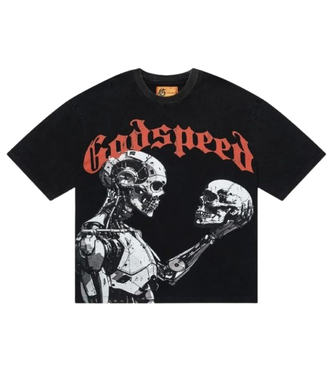 BLACK GODSP33D “Man Vs. AI” Tee