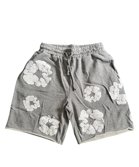 GREY DENIM T3ARS SHORTS