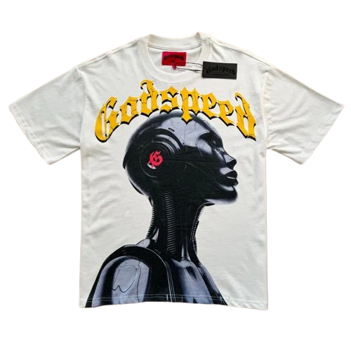WHITE GODSP33D “ALEXA” Tee