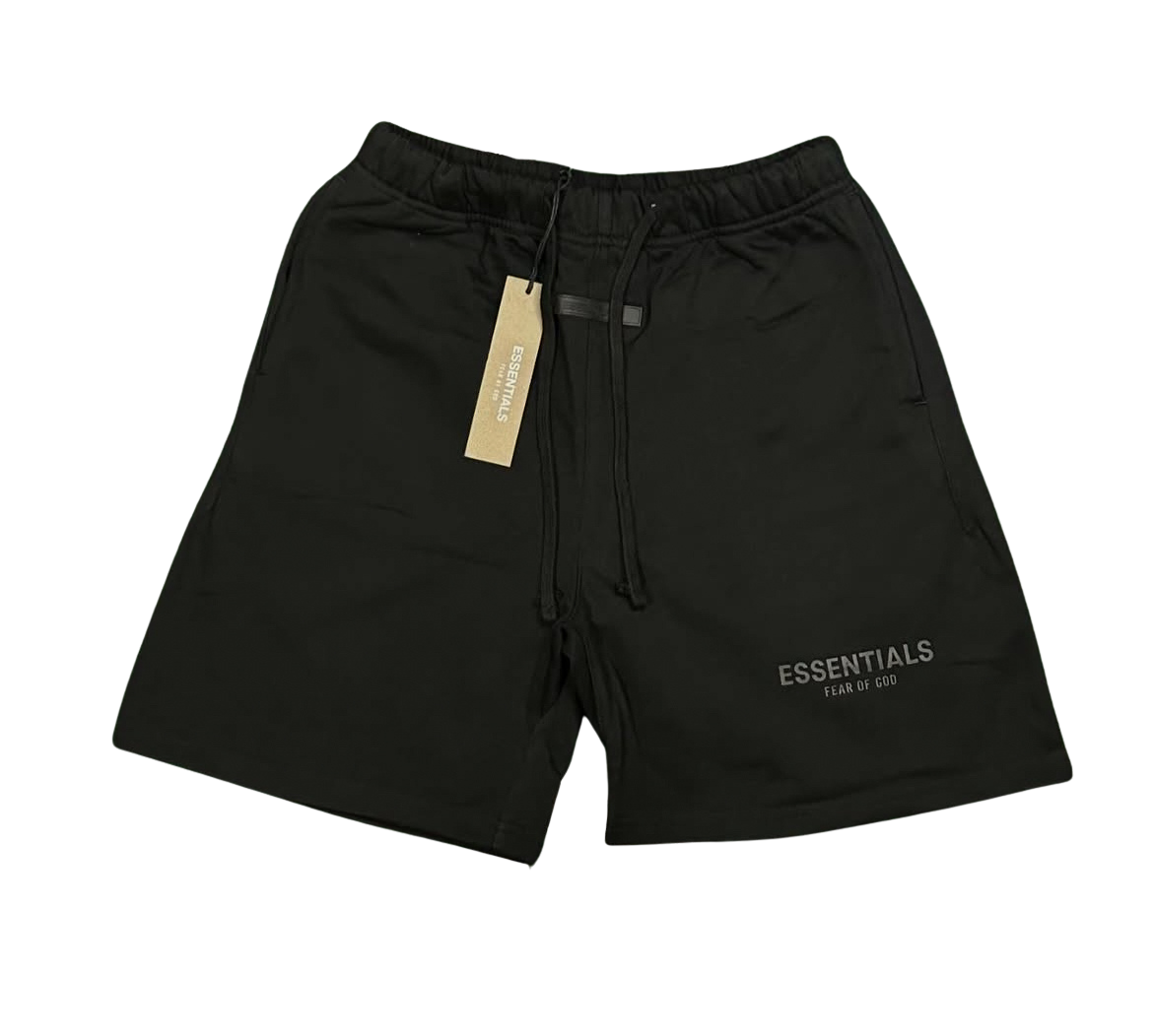 BLACK ESS3NTIALS SHORTS